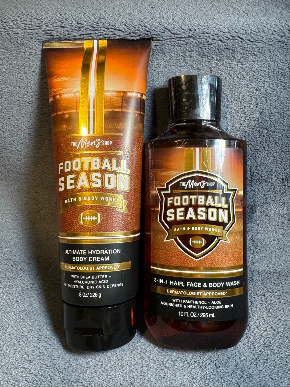Bath & Body Works Football Season 3-in-1 Wash and Body Cream Set